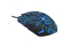 E-blue Myš Auroza Gaming, 4000DPI, optická, 6tl., drátová USB, černá, herní