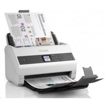 Epson WorkForce DS-870 skener, A4, 600x600 dpi, Duplex, USB 3.0