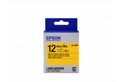 Epson LabelWorks LK-4YBP C53S654008 12mm x 9m, černý tisk / pastelově žlutý podklad, originální páska