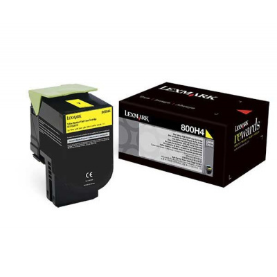 Lexmark  80C0H40 žlutý (yellow) originální toner