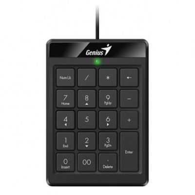 Genius NumPad 110, numerická klávesnice numerická, drátová (USB), černá, ne