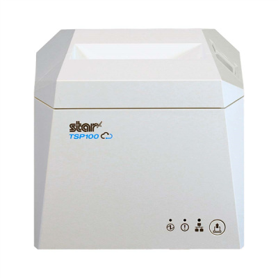 Star TSP143IV X4 39473790, pokladní tiskárna, CloudPRNT, 8 dots/mm (203 dpi), cutter, USB, USB-C, BT, Ethernet, Wi-Fi, white