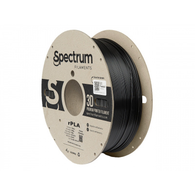 Spectrum 80554 3D filament, r-PLA, 1,75mm, 1000g, traffic black