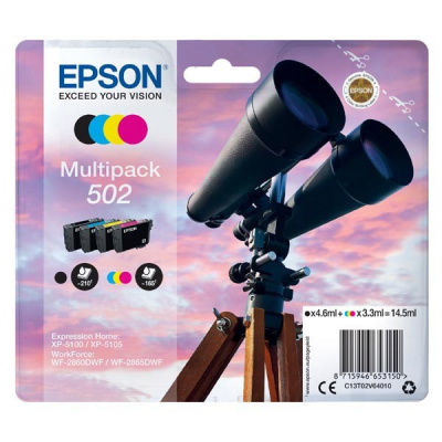 Epson 502 T02V640 CMYK sada originální cartridge