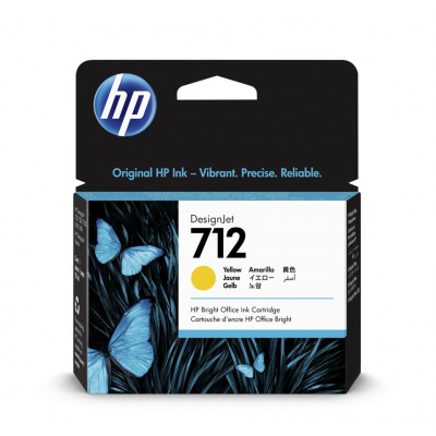 HP 712 3ED69A žlutá (yellow) originální cartridge