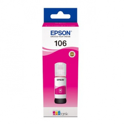 Epson 106 C13T00R340 purpurová (magenta) originální cartridge