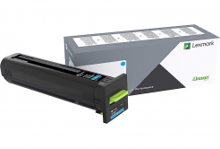 Lexmark 72K0X20 azurový (cyan) originální toner