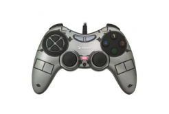 Gamepad Defender Zoom, 10tl., USB, šedý, vibrační, Windows XP/VISTA/7/8/10