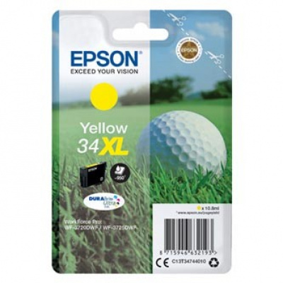 Epson T34744010, T347440 žlutá (yellow) originální cartridge