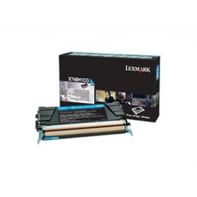 Lexmark X748H1CG azurový (cyan) originální toner