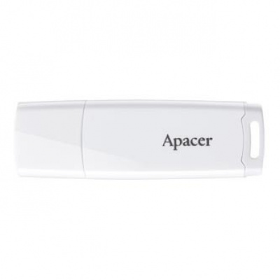 Apacer USB flash disk, USB 2.0, 32GB, AH336, bílý, AP32GAH336W-1, USB A, s krytkou