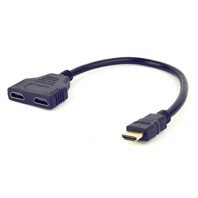 Dat přepínač  HDMI splitter, pasivní, kabel, 2 cesty