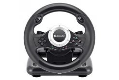 Volant Defender TURBO PRO, 10tl., USB, černý, s pedály, PS3,PS4,PC,Xbox One,Xbox Series X/S,Nintendo Switc