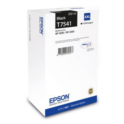 Epson originální ink C13T75414N, T7541, XXL, black, 202ml, Epson WorkForce Pro WF-8090DW, WF-8590DWF