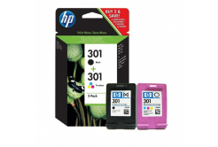 HP 301 N9J72AE černá/barevná (black/color) originální cartridge