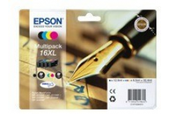 Epson T16364012, T163640, 16XL azurová/purpurová/žlutá/černá (cyan/magenta/yellow/black) originální cartridge