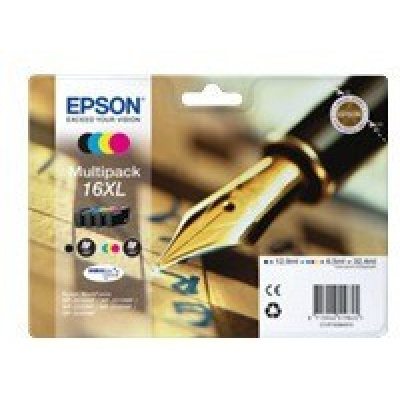 Epson T16364012, T163640, 16XL azurová/purpurová/žlutá/černá (cyan/magenta/yellow/black) originální cartridge