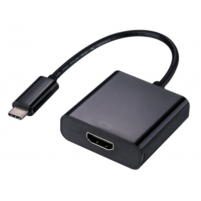 Adaptér C-TECH CB-AD-CM-HDMIF Type-C na HDMI, M/F, 15cm