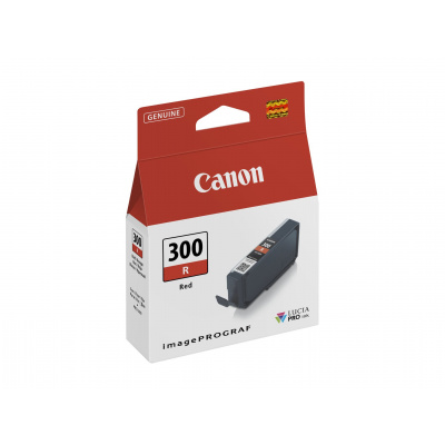 Canon PFI300R 4199C001 červená (red) originální cartridge