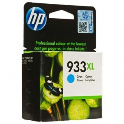 HP č.933XL CN054AE azurová (cyan) originální cartridge