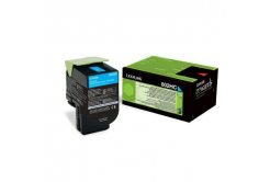 Lexmark 80C2HCE azurový (cyan) originální toner