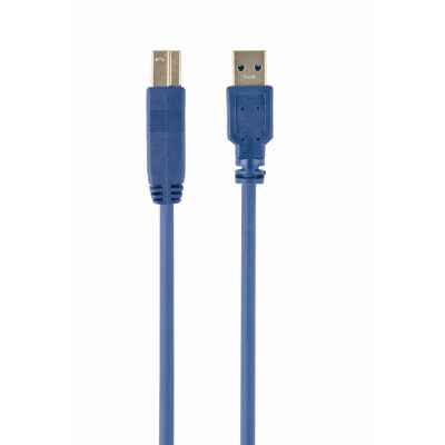 Kabel CABLEXPERT CCP-USB3-AMBM-6 USB A-B 1,8m 3.0, modrý