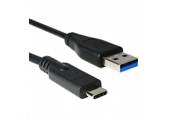 Kabel C-TECH CB-USB3C-20B USB 3.0 AM na Type-C kabel (AM/CM), 2m, černý