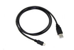 Kabel C-TECH CB-USB2M-10B USB 2.0 AM/Micro, 1m, černý