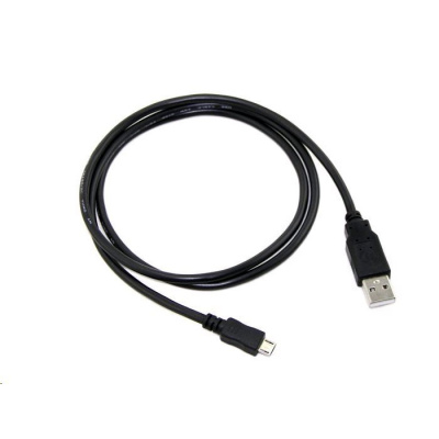 Kabel C-TECH CB-USB2M-10B USB 2.0 AM/Micro, 1m, černý