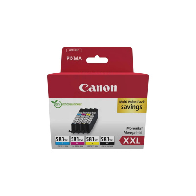 Canon CLI-581XXL 1998C006 barevná (CMYK) sada originální cartridge