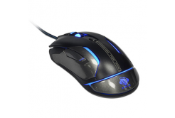 E-blue Myš Auroza FPS, 8200DPI, laserová, 6tl., drátová USB, černá, RGB podsvícení