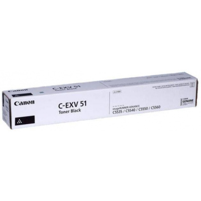 Canon C-EXV51 černý (black) originální toner