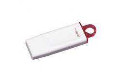 Kingston USB flash disk, USB 3.0, 256GB, DataTraveler Exodia, bila, KC-U2G256-5R, USB A, s krytkou