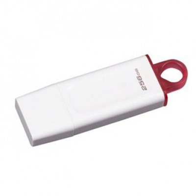 Kingston USB flash disk, USB 3.0, 256GB, DataTraveler Exodia, bila, KC-U2G256-5R, USB A, s krytkou