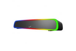 Genius SoundBar 200BT, 2.0, 4W, černý, regulace hlasitosti, podsvícené, 3,5 mm jack/ bluetooth, 120Hz-20kHz