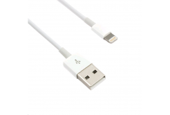 Kabel C-TECH CB-APL-20W USB 2.0 Lightning (IP5 a vyšší) nabíjecí a synchronizační kabel, 2m, bílý