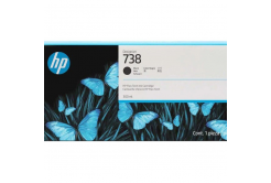 HP 738M 498Q0A černá (black) sada originální cartridge