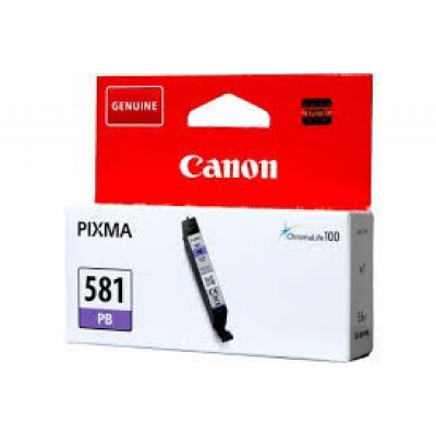 Canon CLI-581PB, 2107C001 foto modrá (photo blue) originální inkoustová cartridge