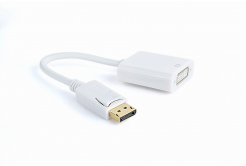 Kabel CABLEXPERT A-DPM-DVIF-002-W red. Displayport na DVI, M/F, bílá