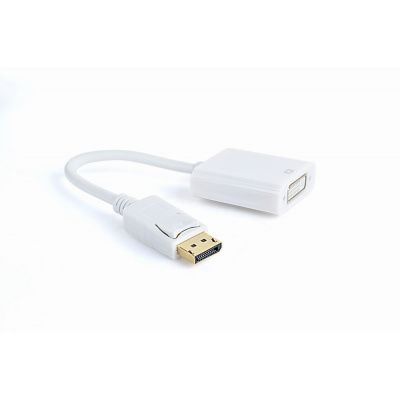 Kabel CABLEXPERT A-DPM-DVIF-002-W red. Displayport na DVI, M/F, bílá