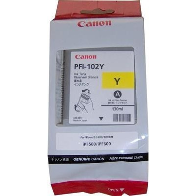 Canon PFI-102Y 0898B001 žlutá (yellow) originální cartridge