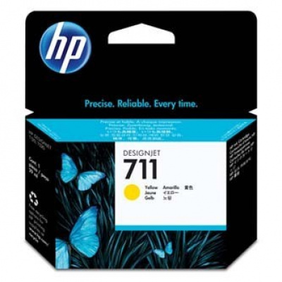 HP č.711 CZ132A žlutá (yellow) originální cartridge