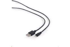 Kabel CABLEXPERT CC-USB2-AMLM-1M USB 2.0 Lightning (IP5 a vyšší) nabíjecí a synchronizační kabel, 1m, černý