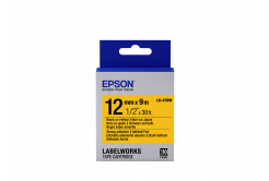 Epson LabelWorks LK-4YBW C53S654014 12mm x 9m, černý tisk / žlutý podklad, silně lepicí, originální páska