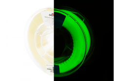 Spectrum 80469 3D filament, S-Flex 90A, 1,75mm, 250g, glow in the dark, yellow-green