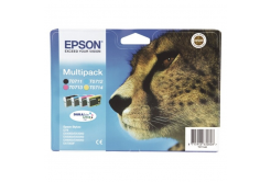 Epson T0715 azurová/purpurová/žlutá/černá (cyan/magenta/yellow/black) originální cartridge