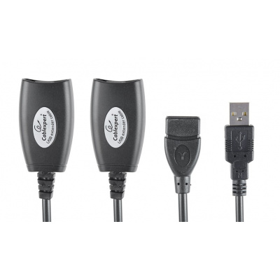 Kabel CABLEXPERT UAE-30M USB Aktivní prodlužka 30m  USB2.0 (LAN)