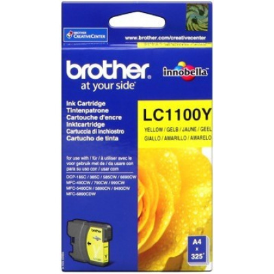 Brother LC-1100Y žlutý (yellow) originální cartridge