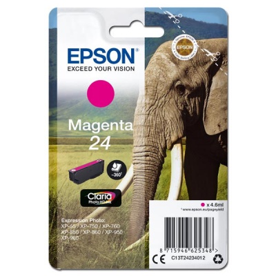 Epson T2423 C13T24234012 purpurová (magenta) originální cartridge