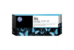 HP 745 F9K04A foto černá (photo black) originální cartridge